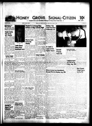 Honey Grove Signal-Citizen (Honey Grove, Tex.), Vol. 76, No. 33, Ed. 1 Friday, August 25, 1967