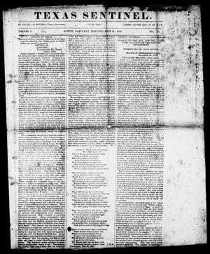 Texas Sentinel. (Austin, Tex.), Vol. 1, No. 31, Ed. 1, Saturday, July 18, 1840