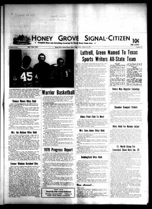 Honey Grove Signal-Citizen (Honey Grove, Tex.), Vol. 78, No. 52, Ed. 1 Friday, January 22, 1971
