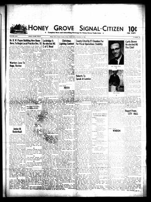 Primary view of object titled 'Honey Grove Signal-Citizen (Honey Grove, Tex.), Vol. 74, No. 48, Ed. 1 Friday, December 10, 1965'.