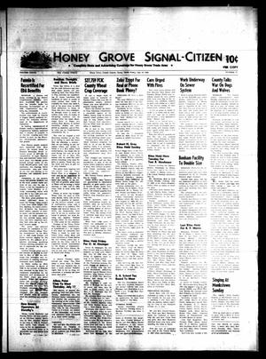Primary view of object titled 'Honey Grove Signal-Citizen (Honey Grove, Tex.), Vol. 77, No. 27, Ed. 1 Friday, July 18, 1969'.