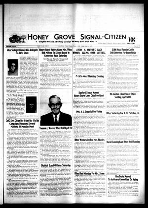 Honey Grove Signal-Citizen (Honey Grove, Tex.), Vol. 78, No. 12, Ed. 1 Friday, April 10, 1970