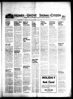 Honey Grove Signal-Citizen (Honey Grove, Tex.), Vol. 77, No. 1, Ed. 1 Friday, January 17, 1969