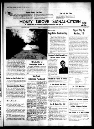 Primary view of object titled 'Honey Grove Signal-Citizen (Honey Grove, Tex.), Vol. 79, No. 40, Ed. 1 Friday, October 29, 1971'.