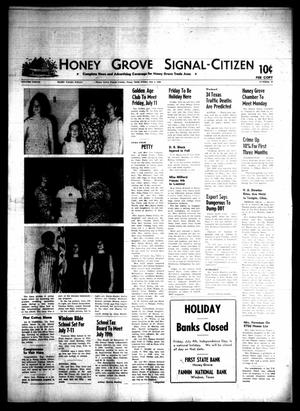 Honey Grove Signal-Citizen (Honey Grove, Tex.), Vol. 77, No. 25, Ed. 1 Friday, July 4, 1969