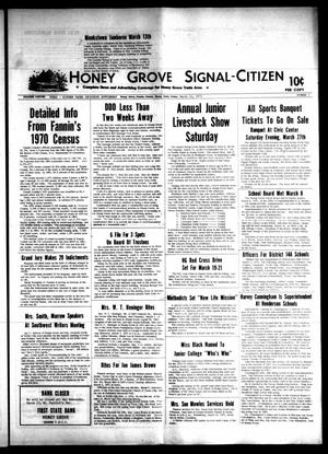 Primary view of object titled 'Honey Grove Signal-Citizen (Honey Grove, Tex.), Vol. 79, No. 7, Ed. 1 Friday, March 12, 1971'.