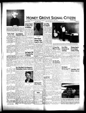 Honey Grove Signal-Citizen (Honey Grove, Tex.), Vol. 77, No. 28, Ed. 1 Friday, July 26, 1968
