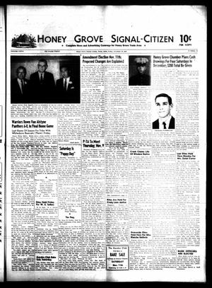 Honey Grove Signal-Citizen (Honey Grove, Tex.), Vol. 76, No. 44, Ed. 1 Friday, November 10, 1967