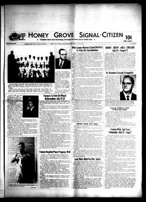 Honey Grove Signal-Citizen (Honey Grove, Tex.), Vol. 78, No. 26, Ed. 1 Friday, July 24, 1970