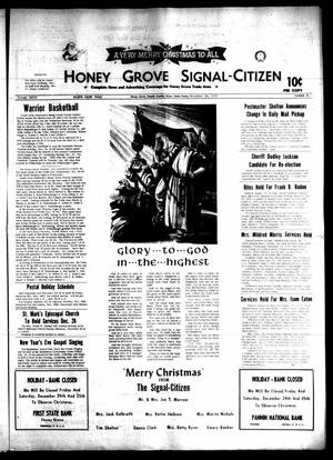 Primary view of object titled 'Honey Grove Signal-Citizen (Honey Grove, Tex.), Vol. 79, No. 48, Ed. 1 Friday, December 24, 1971'.