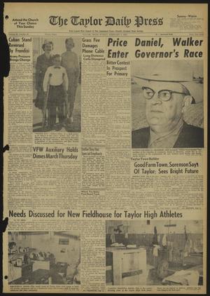 The Taylor Daily Press (Taylor, Tex.), Vol. 49, No. 40, Ed. 1 Sunday, February 4, 1962