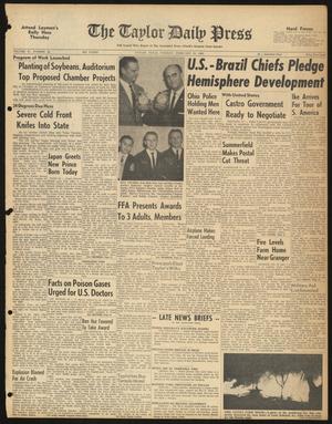 The Taylor Daily Press (Taylor, Tex.), Vol. 47, No. 56, Ed. 1 Tuesday, February 23, 1960
