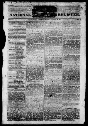 Texas National Register. (Washington, Tex.), Vol. 1, No. 17, Ed. 1, Saturday, March 29, 1845