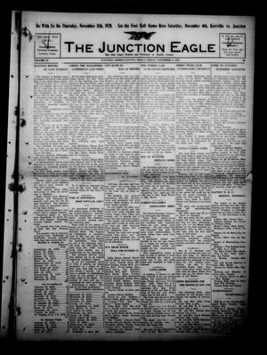 Primary view of object titled 'The Junction Eagle (Junction, Tex.), Vol. 37, No. 29, Ed. 1 Friday, November 5, 1920'.