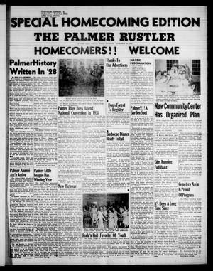 The Palmer Rustler (Palmer, Tex.), Vol. 33, No. 38, Ed. 1 Thursday, September 18, 1958