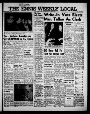 The Ennis Weekly Local (Ennis, Tex.), Vol. 33, No. 45, Ed. 1 Thursday, November 6, 1958