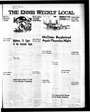 The Ennis Weekly Local (Ennis, Tex.), Vol. 34, No. 32, Ed. 1 Thursday, August 6, 1959