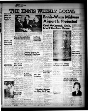 The Ennis Weekly Local (Ennis, Tex.), Vol. 34, No. 40, Ed. 1 Thursday, December 3, 1959