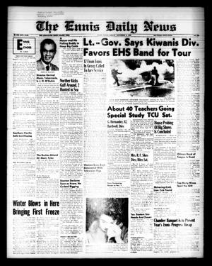 The Ennis Daily News (Ennis, Tex.), Vol. 68, No. 268, Ed. 1 Friday, November 6, 1959