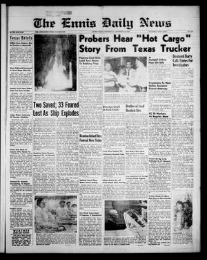The Ennis Daily News (Ennis, Tex.), Vol. 67, No. 274, Ed. 1 Wednesday, November 19, 1958