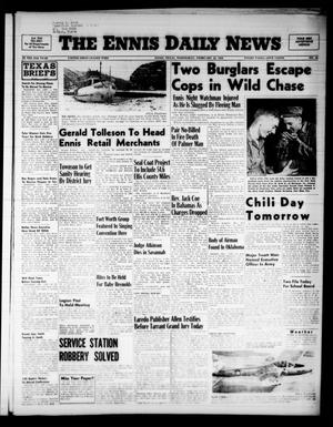 The Ennis Daily News (Ennis, Tex.), Vol. 65, No. 44, Ed. 1 Wednesday, February 22, 1956