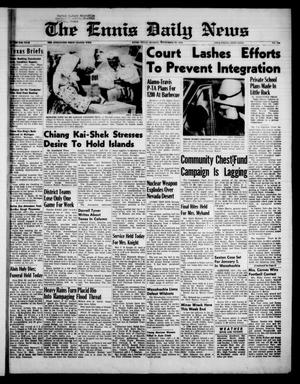 The Ennis Daily News (Ennis, Tex.), Vol. 67, No. 230, Ed. 1 Monday, September 29, 1958
