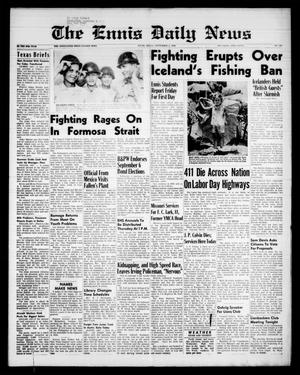 The Ennis Daily News (Ennis, Tex.), Vol. 67, No. 207, Ed. 1 Tuesday, September 2, 1958