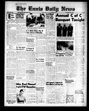 The Ennis Daily News (Ennis, Tex.), Vol. 68, No. 266, Ed. 1 Tuesday, November 10, 1959