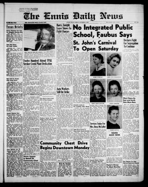 The Ennis Daily News (Ennis, Tex.), Vol. 67, No. 234, Ed. 1 Friday, October 3, 1958