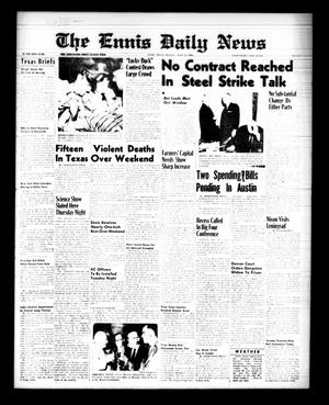 The Ennis Daily News (Ennis, Tex.), Vol. 68, No. 176, Ed. 1 Monday, July 27, 1959