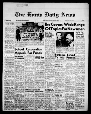 The Ennis Daily News (Ennis, Tex.), Vol. 67, No. 232, Ed. 1 Wednesday, October 1, 1958