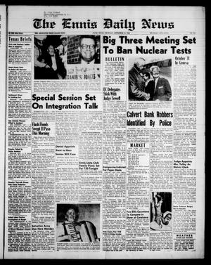 The Ennis Daily News (Ennis, Tex.), Vol. 67, No. 215, Ed. 1 Thursday, September 11, 1958