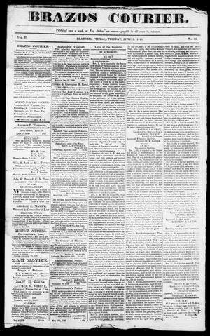 Brazos Courier. (Brazoria, Tex.), Vol. 2, No. 16, Ed. 1, Tuesday, June 2, 1840