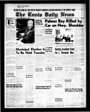 The Ennis Daily News (Ennis, Tex.), Vol. 68, No. 259, Ed. 1 Monday, November 2, 1959