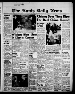 The Ennis Daily News (Ennis, Tex.), Vol. 67, No. 253, Ed. 1 Saturday, October 25, 1958