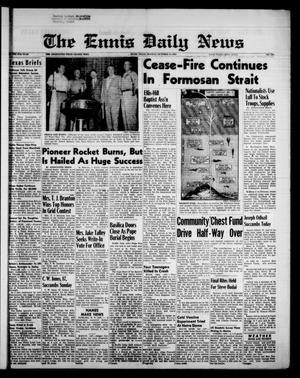 The Ennis Daily News (Ennis, Tex.), Vol. 67, No. 242, Ed. 1 Monday, October 13, 1958