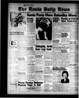 The Ennis Daily News (Ennis, Tex.), Vol. 68, No. 280, Ed. 1 Friday, November 27, 1959