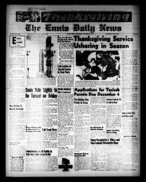 The Ennis Daily News (Ennis, Tex.), Vol. 68, No. 279, Ed. 1 Wednesday, November 25, 1959