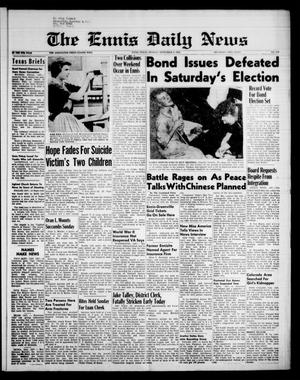 The Ennis Daily News (Ennis, Tex.), Vol. 67, No. 212, Ed. 1 Monday, September 8, 1958