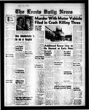 The Ennis Daily News (Ennis, Tex.), Vol. 68, No. 265, Ed. 1 Monday, November 9, 1959