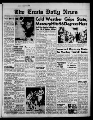 The Ennis Daily News (Ennis, Tex.), Vol. 67, No. 294, Ed. 1 Saturday, December 13, 1958