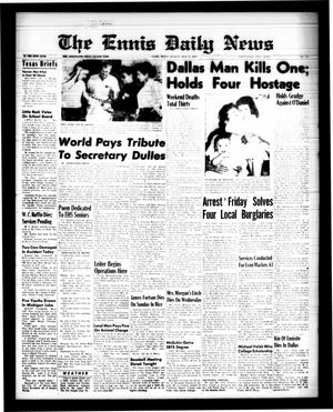 The Ennis Daily News (Ennis, Tex.), Vol. 68, No. 123, Ed. 1 Monday, May 25, 1959