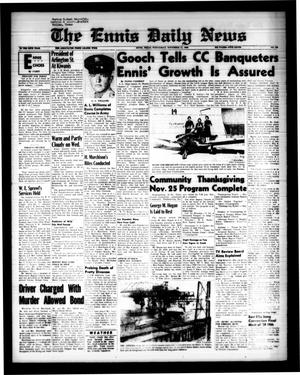 The Ennis Daily News (Ennis, Tex.), Vol. 68, No. 267, Ed. 1 Wednesday, November 11, 1959