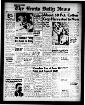 The Ennis Daily News (Ennis, Tex.), Vol. 68, No. 227, Ed. 1 Friday, September 25, 1959