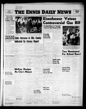 The Ennis Daily News (Ennis, Tex.), Vol. 65, No. 40, Ed. 1 Friday, February 17, 1956
