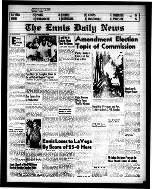 The Ennis Daily News (Ennis, Tex.), Vol. 68, No. 228, Ed. 1 Saturday, September 26, 1959