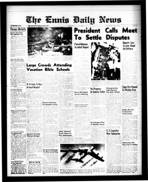 The Ennis Daily News (Ennis, Tex.), Vol. 68, No. 136, Ed. 1 Tuesday, June 9, 1959