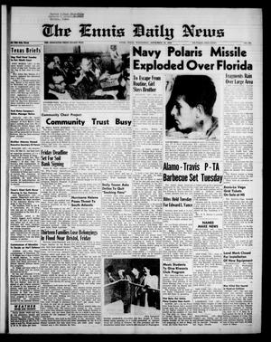 The Ennis Daily News (Ennis, Tex.), Vol. 67, No. 226, Ed. 1 Wednesday, September 24, 1958