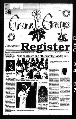 San Antonio Register (San Antonio, Tex.), Vol. 66, No. 28, Ed. 1 Wednesday, December 24, 1997