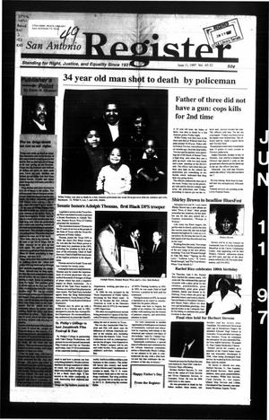 San Antonio Register (San Antonio, Tex.), Vol. 65, No. 52, Ed. 1 Wednesday, June 11, 1997